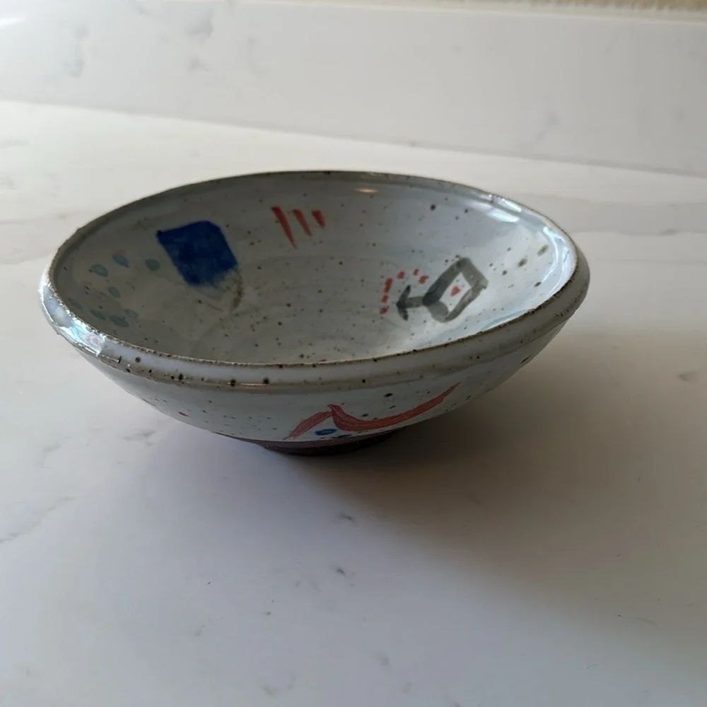 Studio Pottery Bowl Signed
